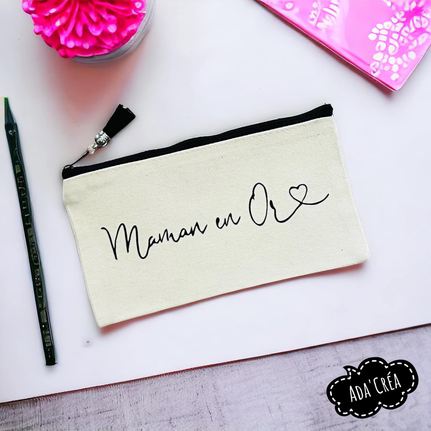 Trousse personnalisée "Maman en Or"