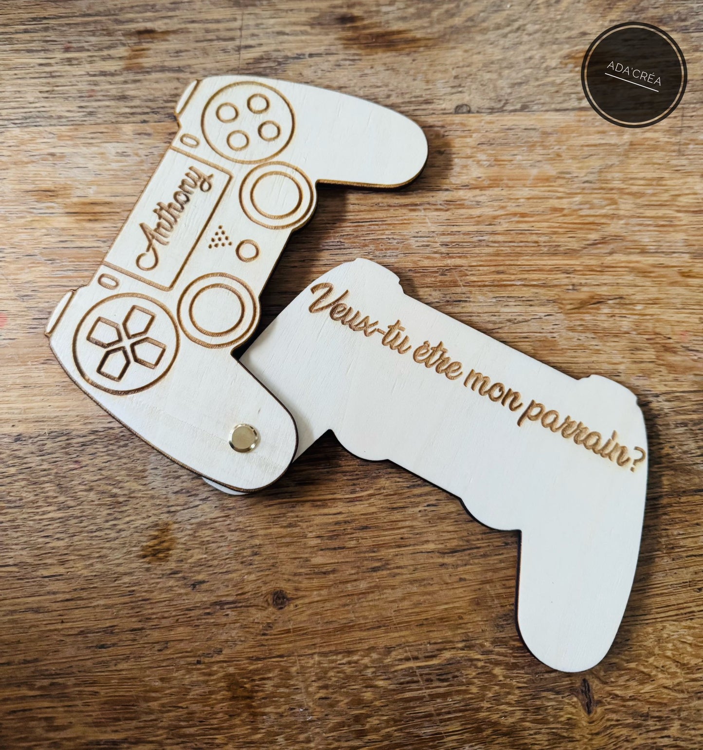 Demande parrain à thème "Manette de jeu vidéo"