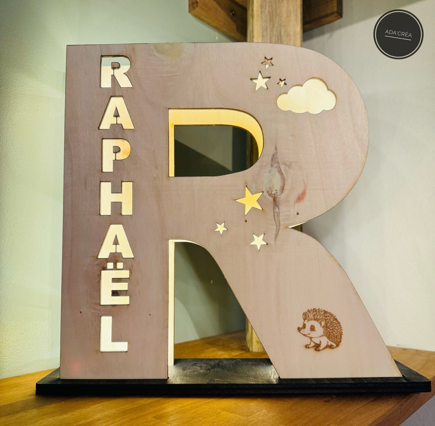 Lampes en bois personnalisées