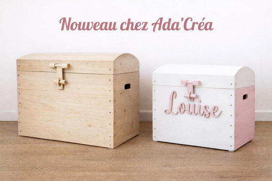Coffre en bois personnalisable
